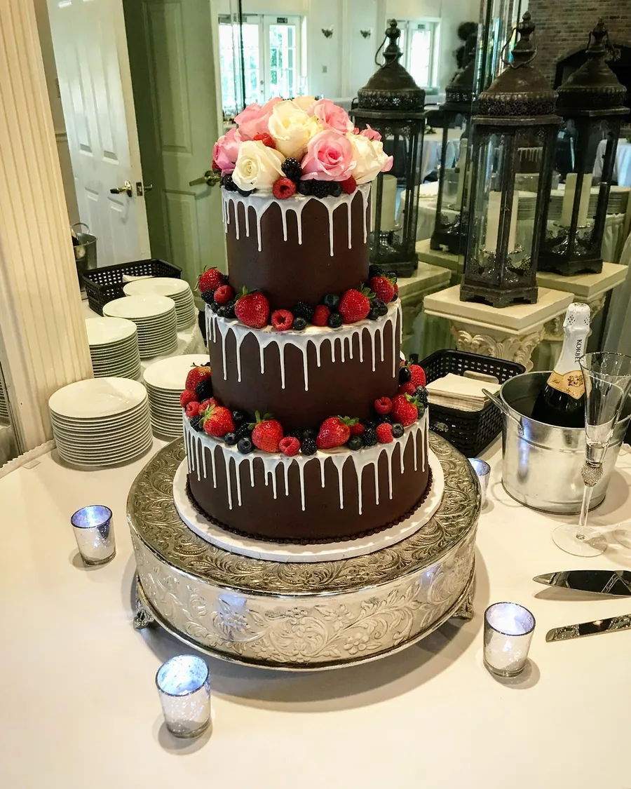 Custom wedding cake