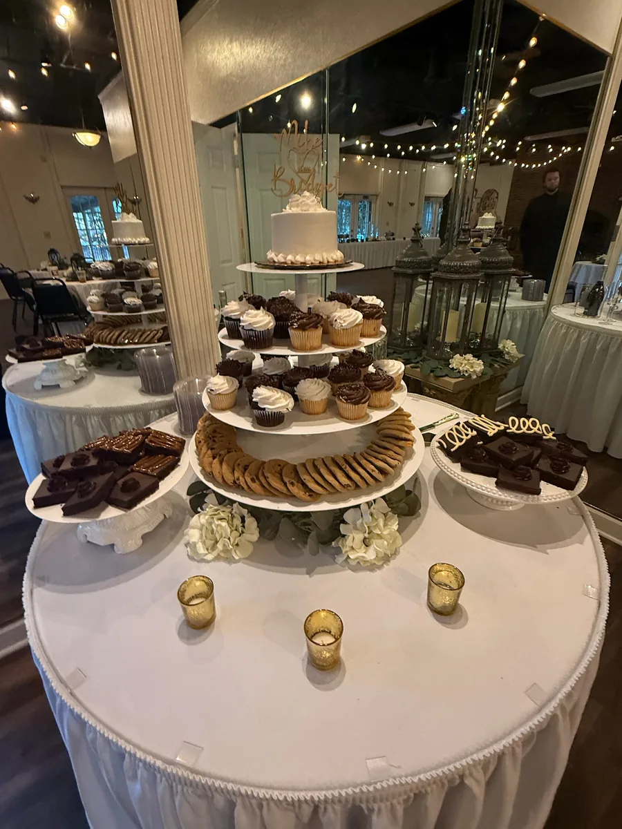 Tiered dessert display